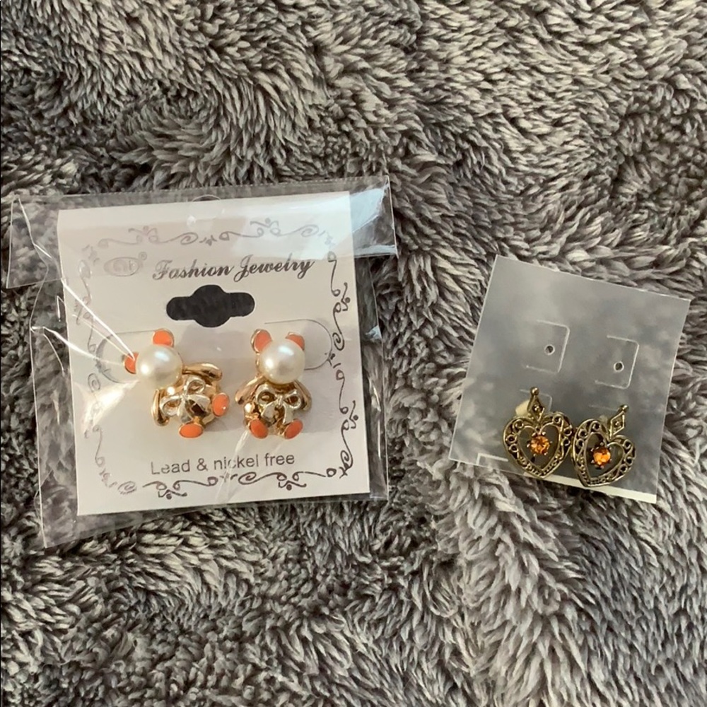 BRAND NEW! 2 pairs of earrings